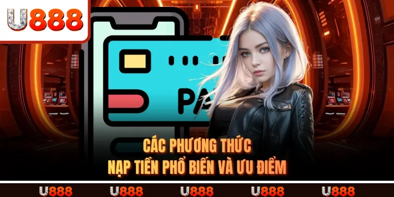 Các phương thức nạp tiền phổ biến và ưu điểm Các phương thức nạp tiền phổ biến và ưu điểm