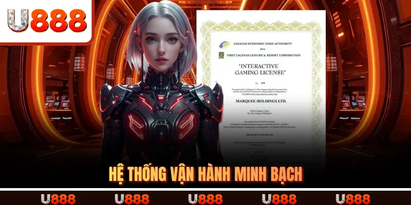 Hệ thống vận hành minh bạch
