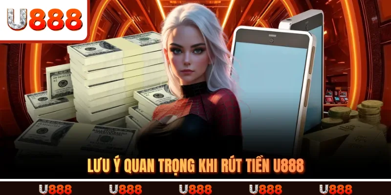 Lưu ý quan trọng khi rút tiền u888