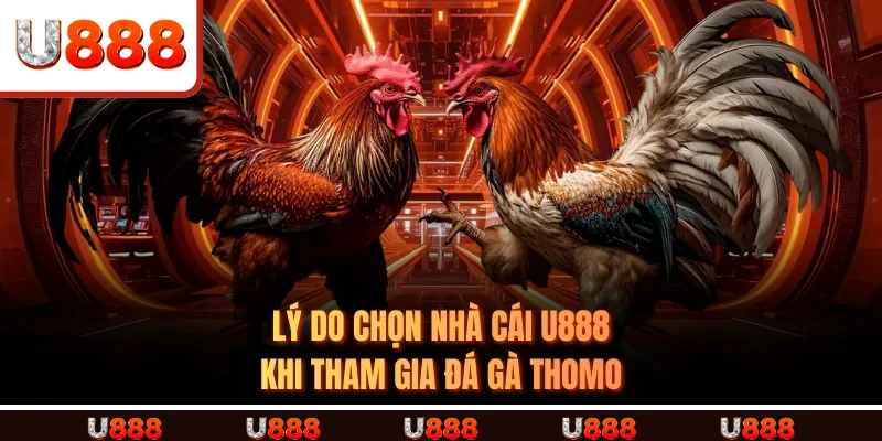 Lý do chọn nhà cái U888 khi tham gia ĐÁ GÀ THOMO